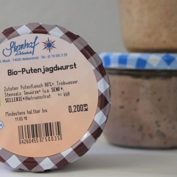 Putenjagdwurst im Glas