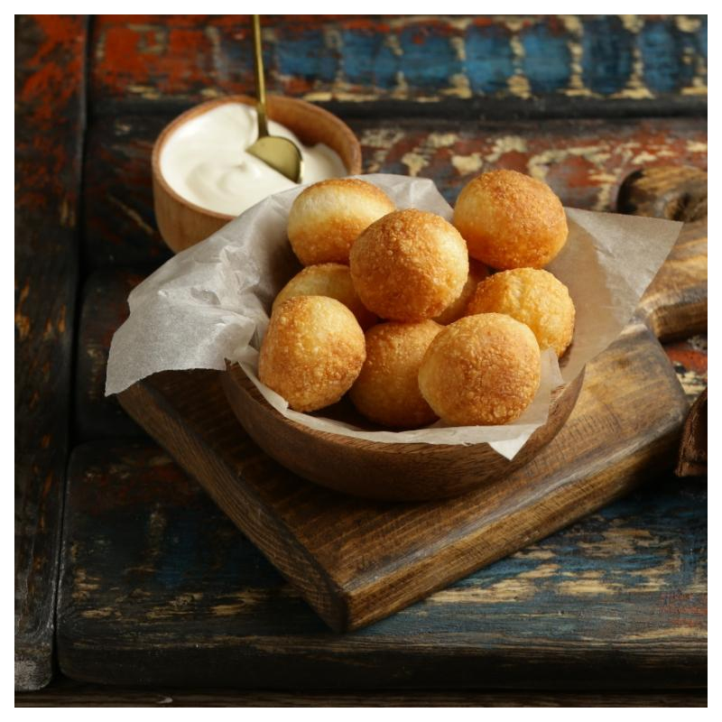 Bergkäsekugeln mit Mangold