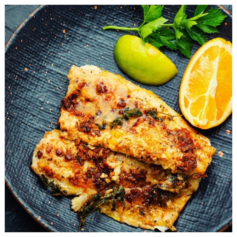 Fischfilet mit Shiitake-Pilzkruste