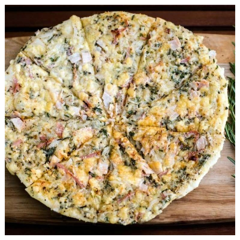 Flammkuchen Ziegenkäse