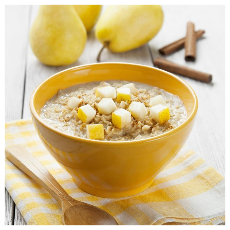 Gekochte Birnen mit Zimt