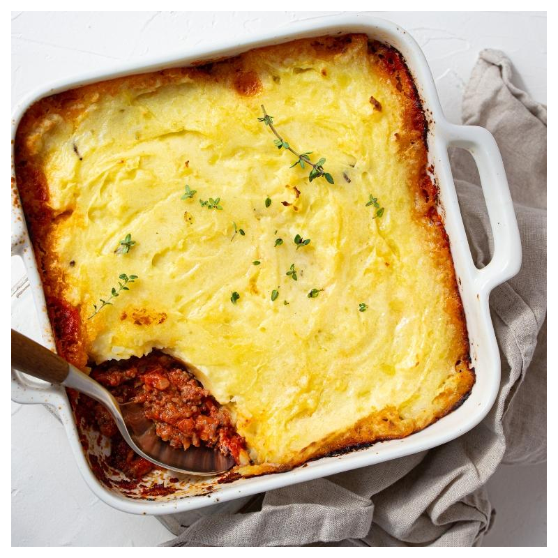 Kohlrabi-Hack-Auflauf