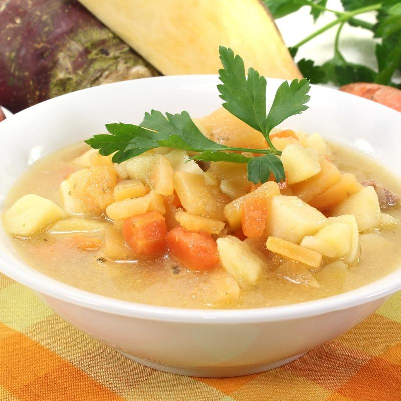 Kohlrüben (Steckrüben) mit Schweinebauch