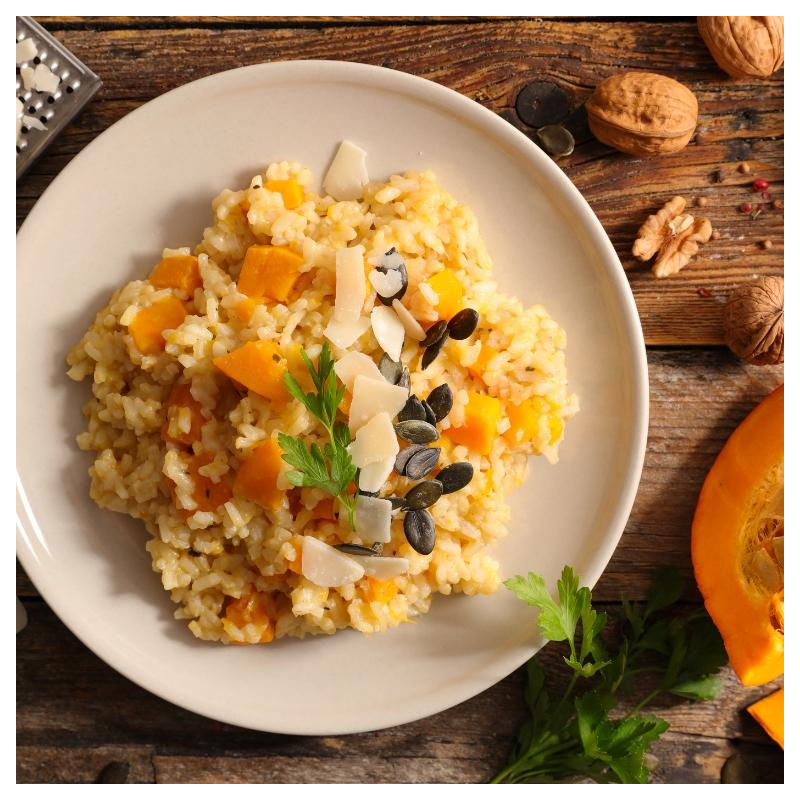 Kürbisrisotto