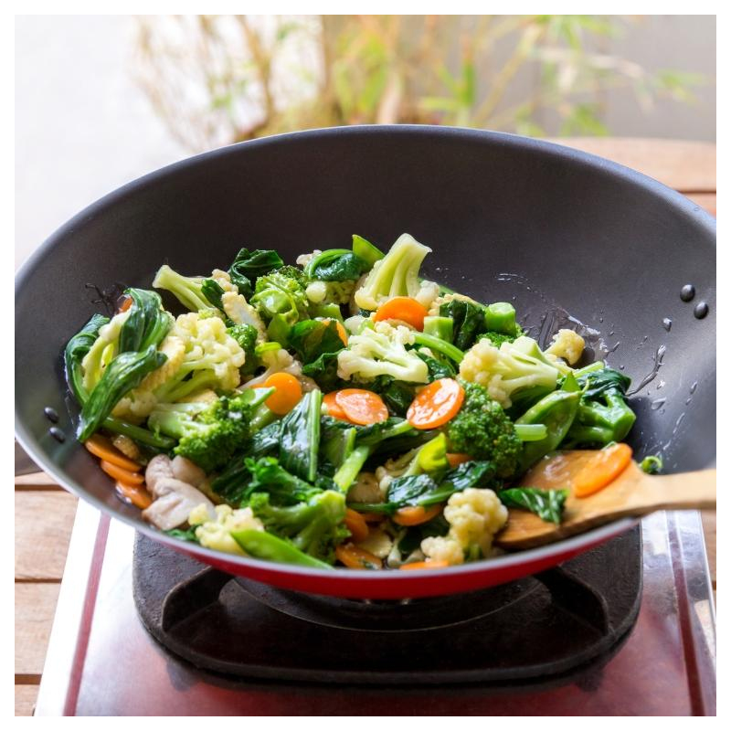 Pak Choi Gemüsepfanne