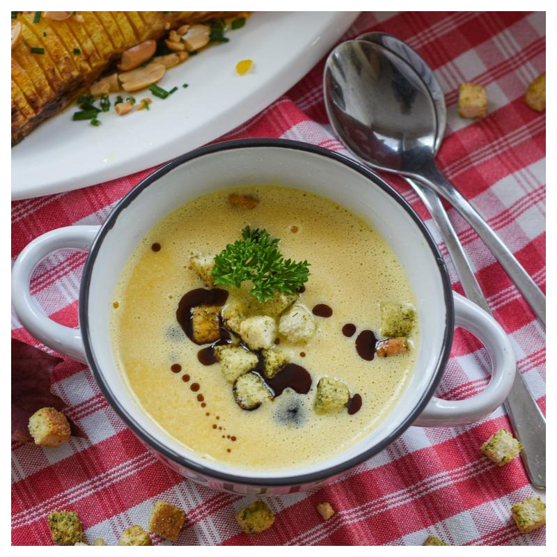 Petersilienwurzel-Schaumsuppe