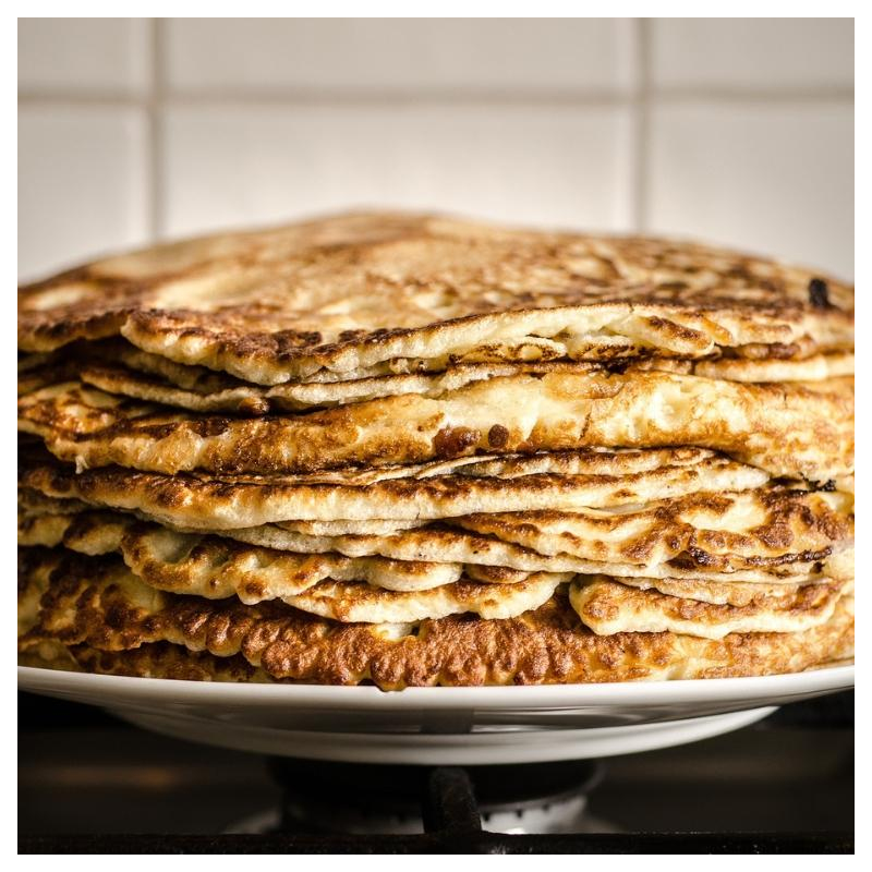 Chinesische Pfannkuchen mit Lauchzwiebeln