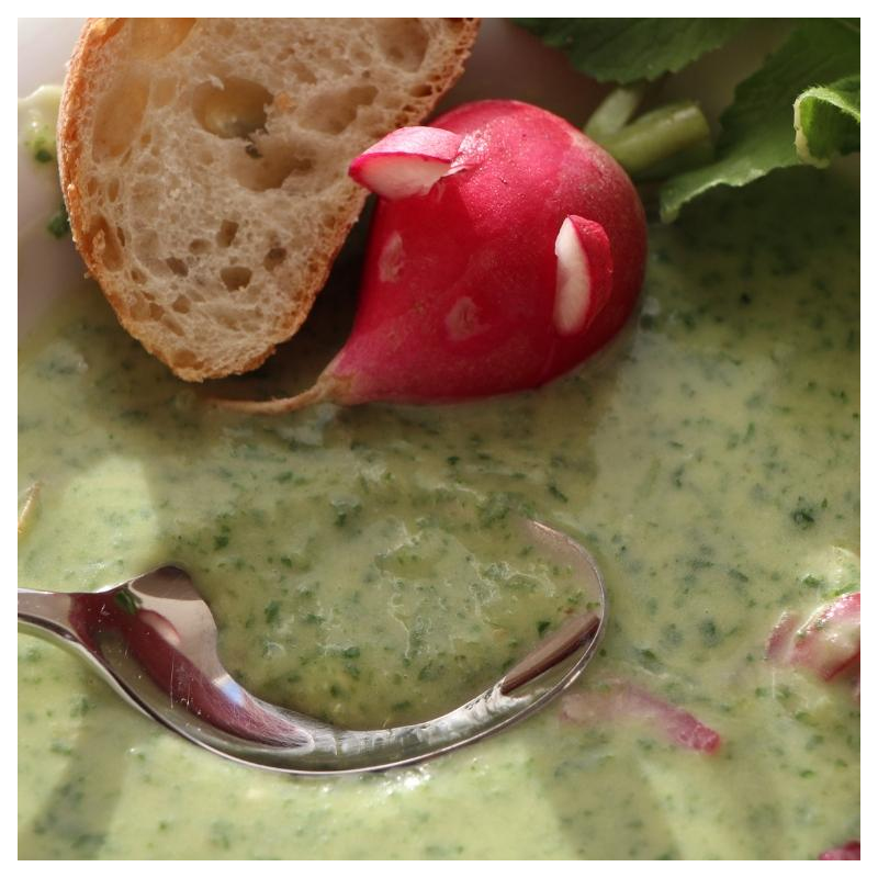 Radieschenblättersuppe