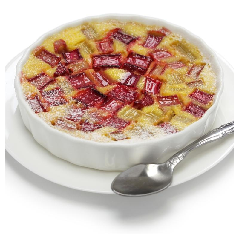 Rhabarber-Quark-Auflauf