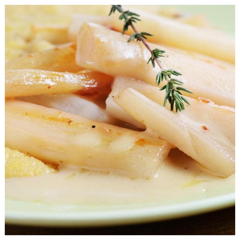 Schwarzwurzeln in Weinsauce