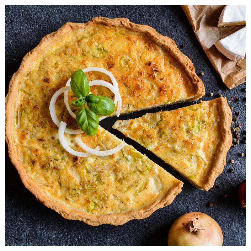 Zwiebelkuchen mit Quark-Öl-Teig