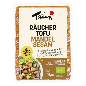 Räuchertofu Mandel Sesam
