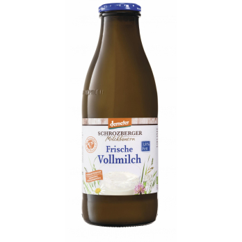 Frischmilch 3,8% Glasflasche