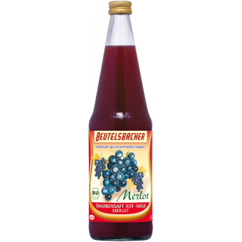 Roter Traubensaft Merlot Beutelsbacher