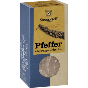 Pfeffer schwarz gemahlen Sonnentor